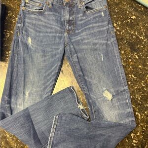 American Eagle Outfitters Light Blue Distressed Jeans